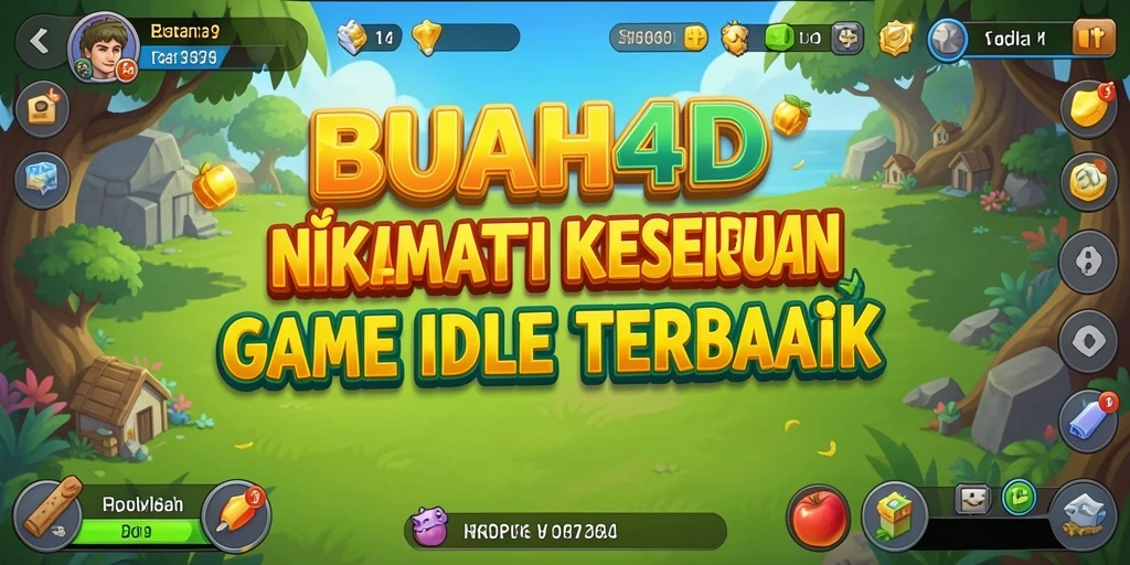Tampilan gameplay BUAH4D yang menarik saat mengumpulkan buah.