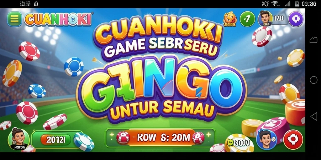 Tampilan menarik gameplay Bingo CUANHOKI dengan banyak kesempatan menang.
