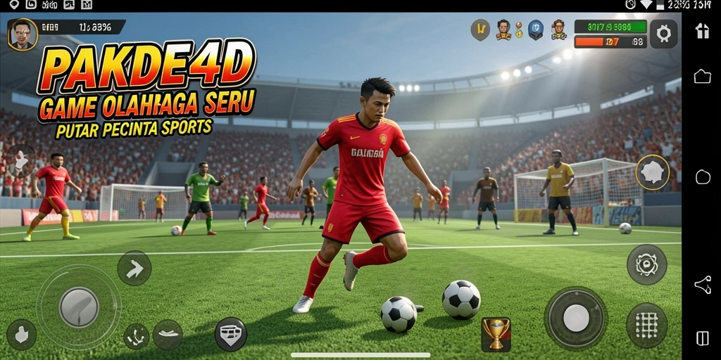 Tampilan seru dari gameplay PAKDE4D yang penuh aksi.