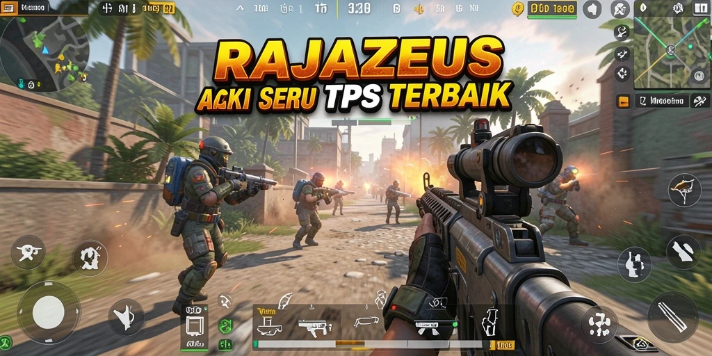 Tampilan menarik dari gameplay RAJAZEUS yang intens.